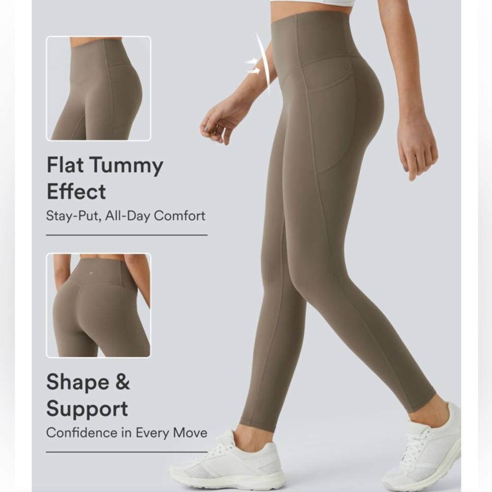 Halara UltraSculpt™ High Waisted Tummy Control Pocket Shaping Training Leggings